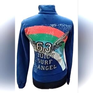 Vintage Juicy Couture Juicy Surf Angel Jacket Sz S Blue y2k 00s used